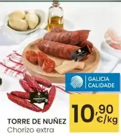 Eroski Torre de núñez - chorizo extra oferta