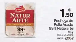 Supermercados El Jamón Campofrío - pechuga de pollo asado 99% naturarte oferta