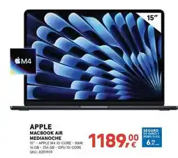 Worten Apple - macbook air medianoche oferta