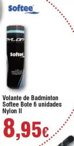 FROIZ SOFTEE Volante de Badminton Bote 6 unidades Nylon II oferta