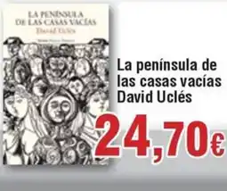 FROIZ La península de las casas vacías David Uclés oferta