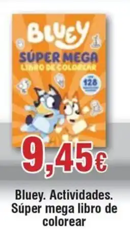 FROIZ Bluey. Actividades. Súper mega libro de colorear oferta