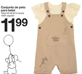 Conjunto de peto para bebé