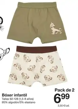 Zeeman Bóxer infantil oferta