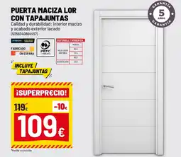 Brico Depôt Puerta maciza lor con tapajuntas oferta