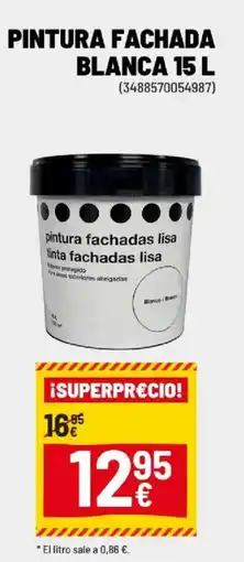 Brico Depôt Pintura fachada blanca oferta