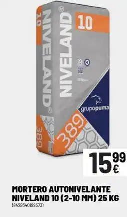Brico Depôt NIVELAND Mortero autonivelante 10 (2-10 mm) oferta