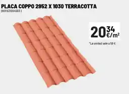 Brico Depôt Placa coppo 2952 x 1030 terracotta oferta