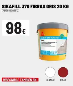Brico Depôt Sikafill 370 fibras gris oferta