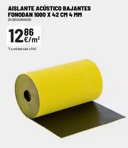 Brico Depôt Aislante acústico bajantes fonodan 1000 x 42 cm 4 mm oferta