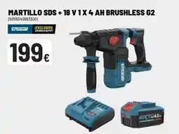 Brico Depôt ERBAUER Martillo sds+ 18 v 1x 4 ah brushless g2 oferta