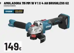 Brico Depôt ERBAUER Amoladora 115 mm 18 v 1 x 4 ah brushless g2 oferta