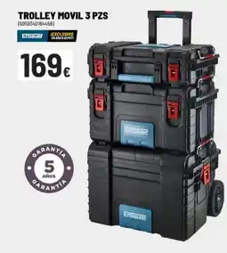 Brico Depôt ERBAUER Trolley movil 3 pzs oferta