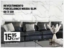 Brico Depôt Revestimiento porcelánico nisida slim 60 x 120 oferta