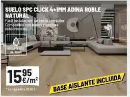 Brico Depôt Suelo spc click 4+1mm adina roble natural oferta