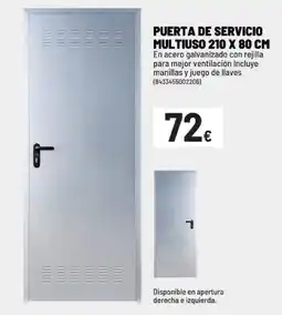 Brico Depôt Puerta de servicio multiuso 210 x 80 cm oferta