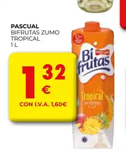 CashDiplo PASCUAL Bifrutas zumo tropical oferta