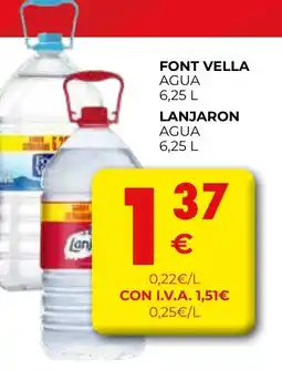 CashDiplo FONT VELLA Agua oferta