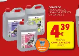 CashDiplo COMERCO Fregasuelos lavanda, cítrico o floral oferta