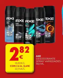 CashDiplo AXE Desodorante spray variedades oferta