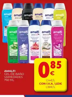 CashDiplo AMALFI Gel de baño variedades oferta