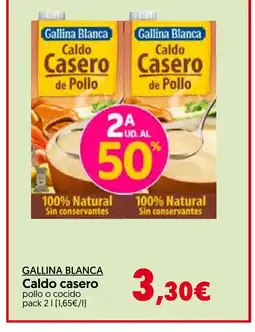 Hiper Usera GALLINA BLANCA Caldo casero oferta