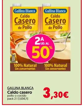 GALLINA BLANCA Caldo casero