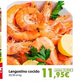 Hiper Usera Langostino cocido oferta