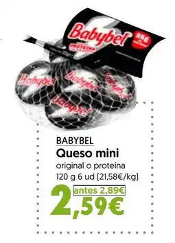 Hiper Usera BABYBEL Queso mini oferta