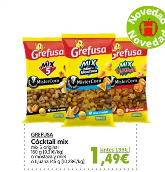 Hiper Usera GREFUSA Cócktail mix oferta