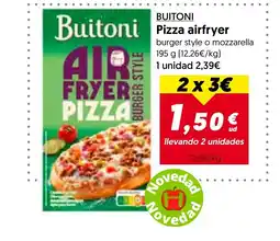 Hiper Usera BUITONI Pizza airfryer oferta