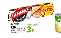 Hiper Usera LA PIARA Paté oferta