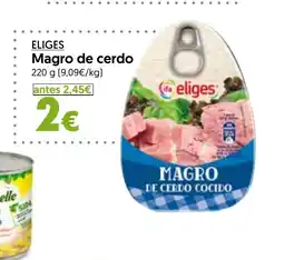 Hiper Usera ELIGES Magro de cerdo oferta