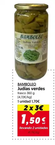 Hiper Usera BAMBOLEO Judias Verdes oferta