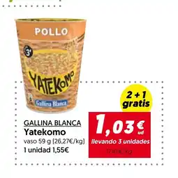 Hiper Usera GALLINA BLANCA Yatekomo oferta