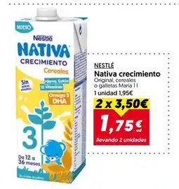 Hiper Usera NESTLÉ Nativa crecimiento oferta