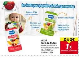 Hiper Usera NESTLÉ Puré de frutas oferta