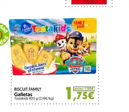Hiper Usera BISCUIT FAMILY Galletas oferta