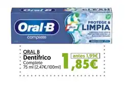 Hiper Usera ORAL B Dentifrico oferta