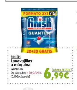 Hiper Usera FINISH Lavavajillas a máquina oferta