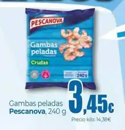 Unide Supermercados PESCANOVA Gambas peladas oferta