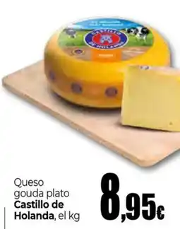Unide Supermercados CASTILLO DE HOLANDA Queso gouda plato oferta