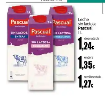 Unide Supermercados PASCUAL Leche sin lactosa oferta