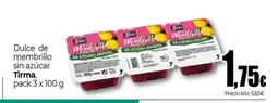 Unide Supermercados TIRMA Dulce de membrillo sin azúcar oferta