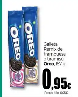 Unide Supermercados OREO Galleta Remix de frambuesa o tiramisú oferta