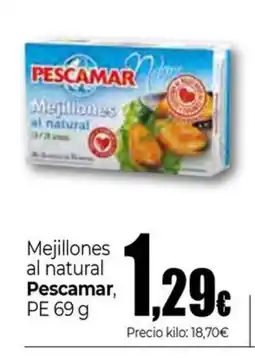 Unide Supermercados PESCAMAR Mejillones al natural oferta