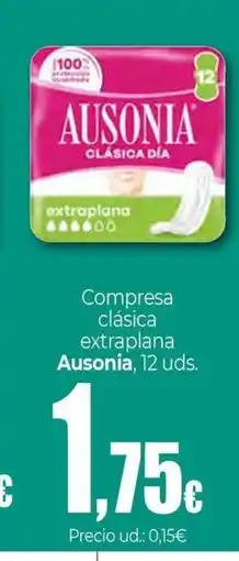 Unide Supermercados AUSONIA Compresa clásica extraplana oferta
