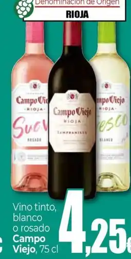 Unide Supermercados CAMPO VIJO Vino tinto, blanco o rosado oferta