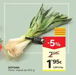 Caprabo KOPGAVA Porro oferta