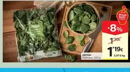 Caprabo EROSKI Espinacs oferta